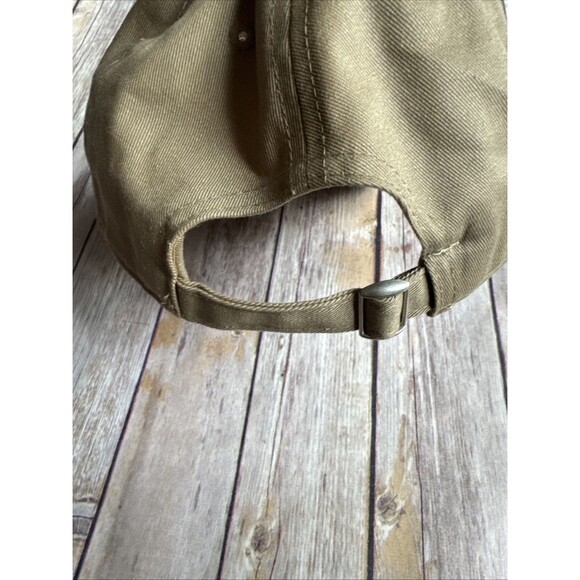 Titleist Pro V1 FJ Footjoy Strapback Golf Hat Khaki Tan Red SC Palmetto Tree - Picture 3 of 5